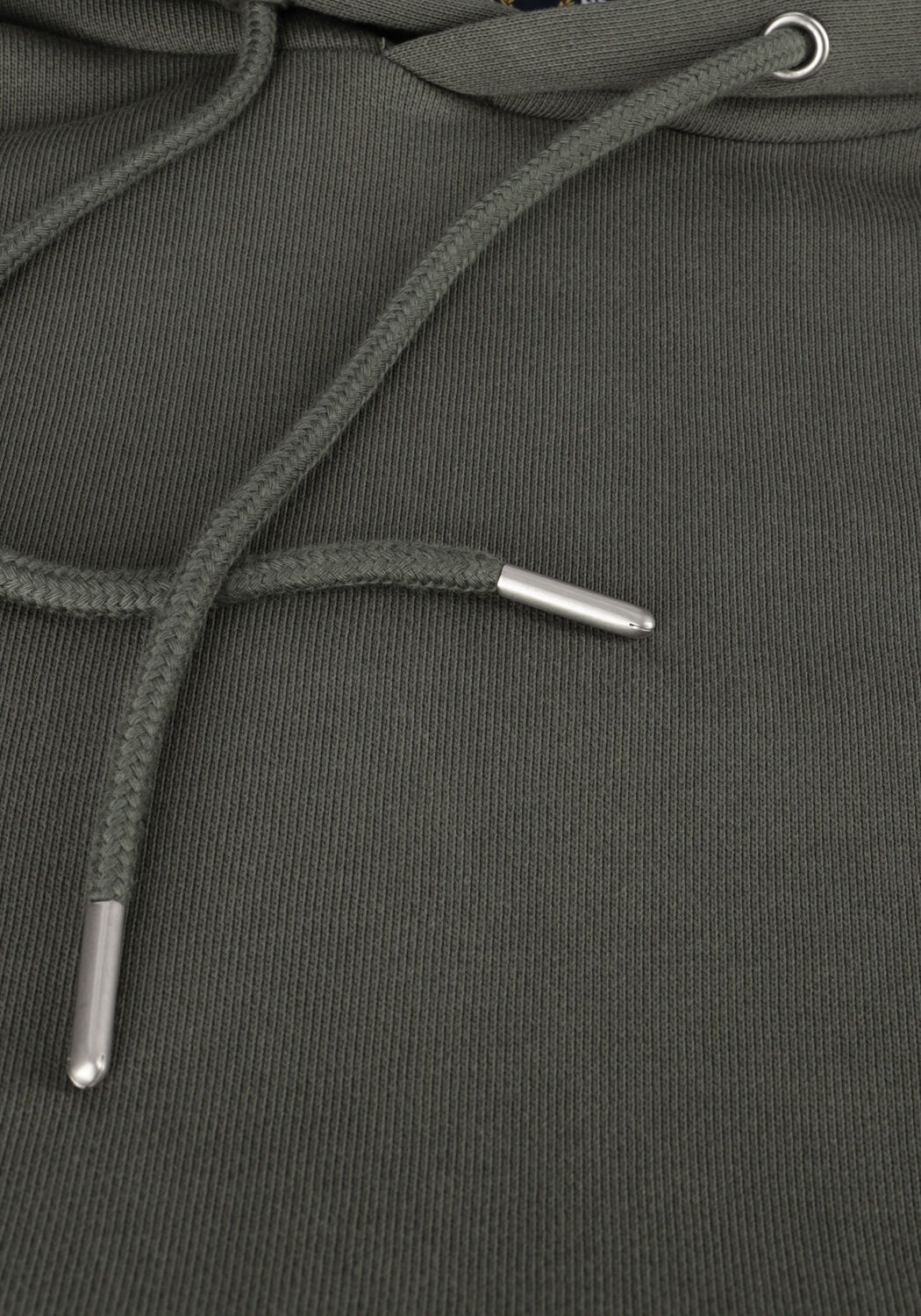 Olijf FRED PERRY Truien/vesten TIPPED HOODED SWEATSHIRT - large