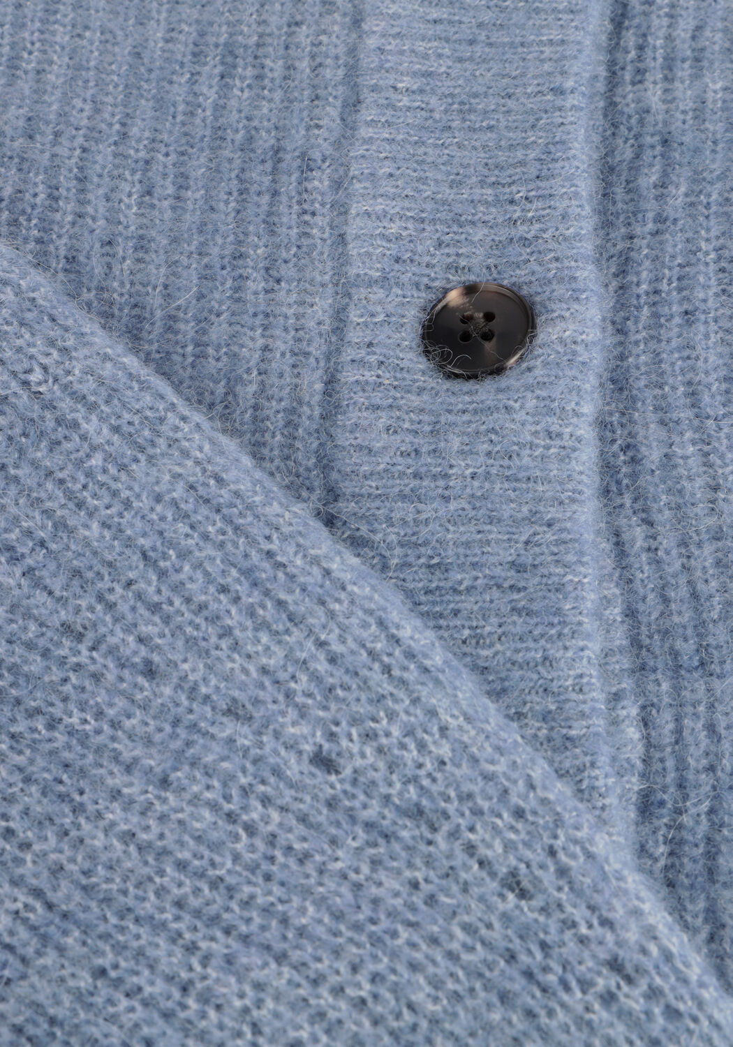 Blauwe SELECTED WOMEN Vest SLFLULU LS KNIT SHORT CARDIGAN - large