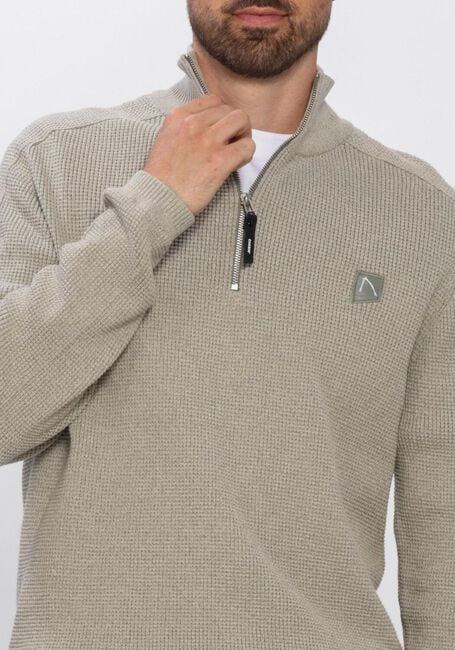 Zand CHASIN Trui OSCAR BRIK HALF ZIP - large