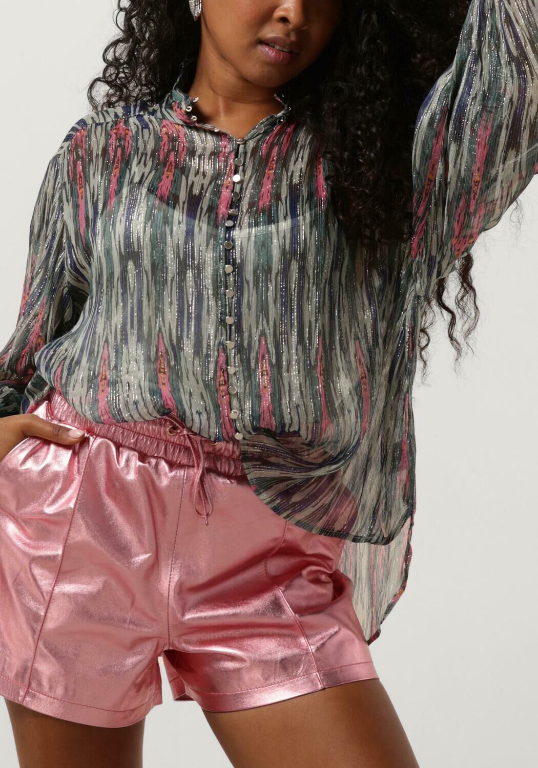 IBANA Dames Blouses Talici Lichtblauw
