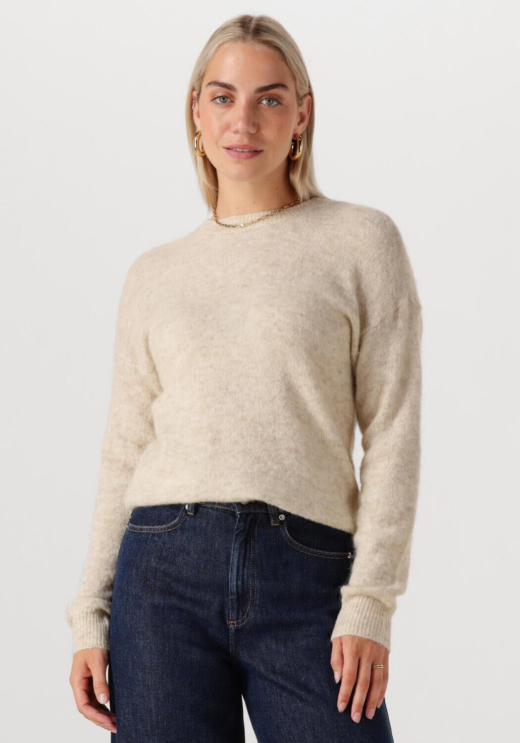 MSCH COPENHAGEN Dames Truien & Vesten Mschfestina Hope Pullover Beige