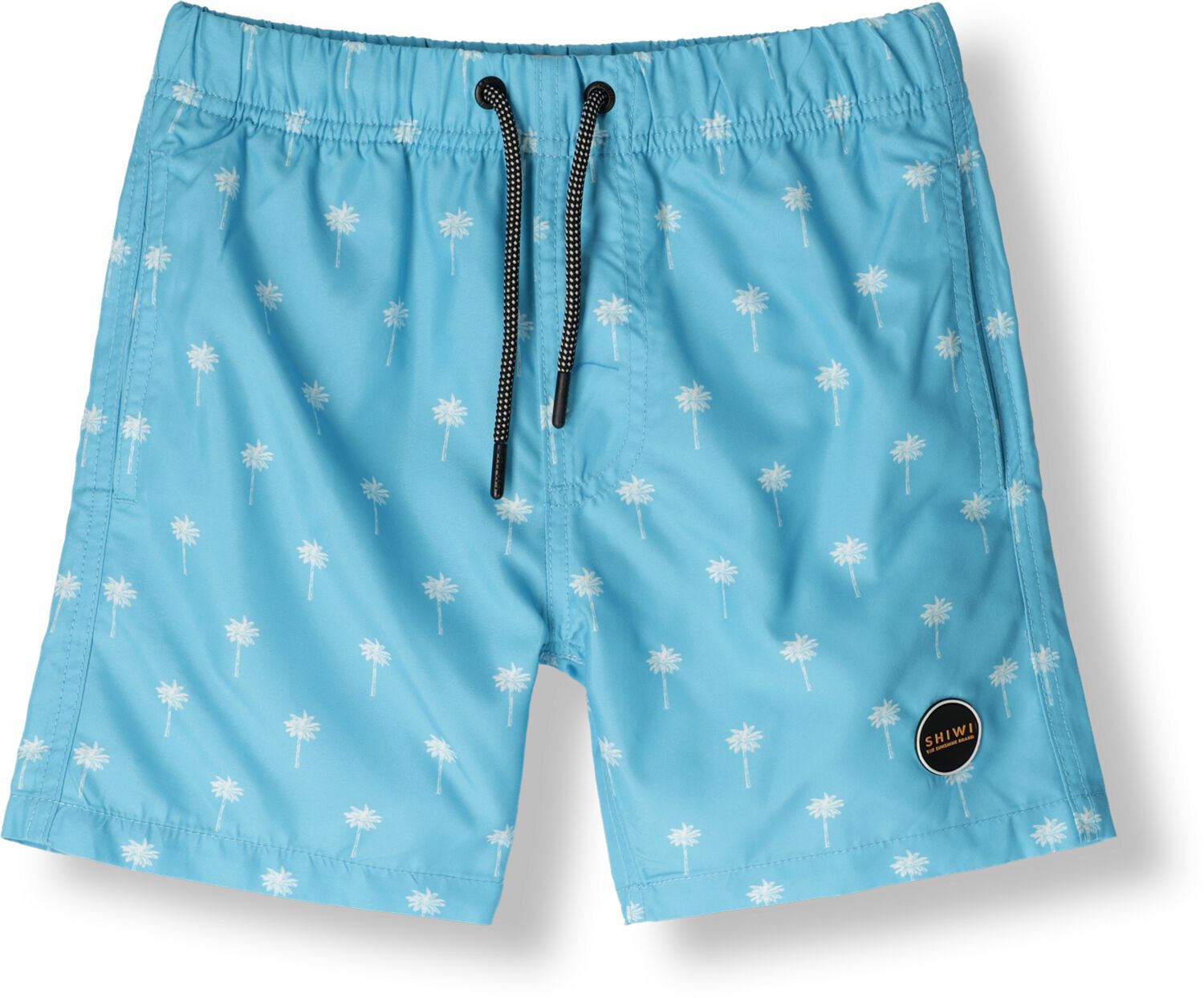 SHIWI Jongens Zwemkleding Swim Shorts Scratch Palm Lichtblauw