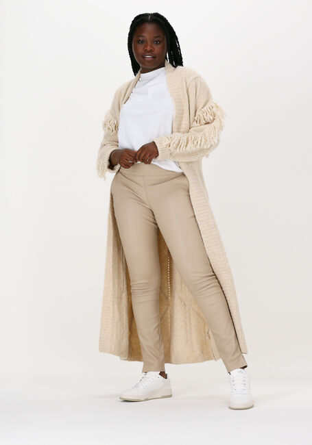 Beige SILVIAN HEACH Vest LONG CARDIGAN CLEVELAND - large