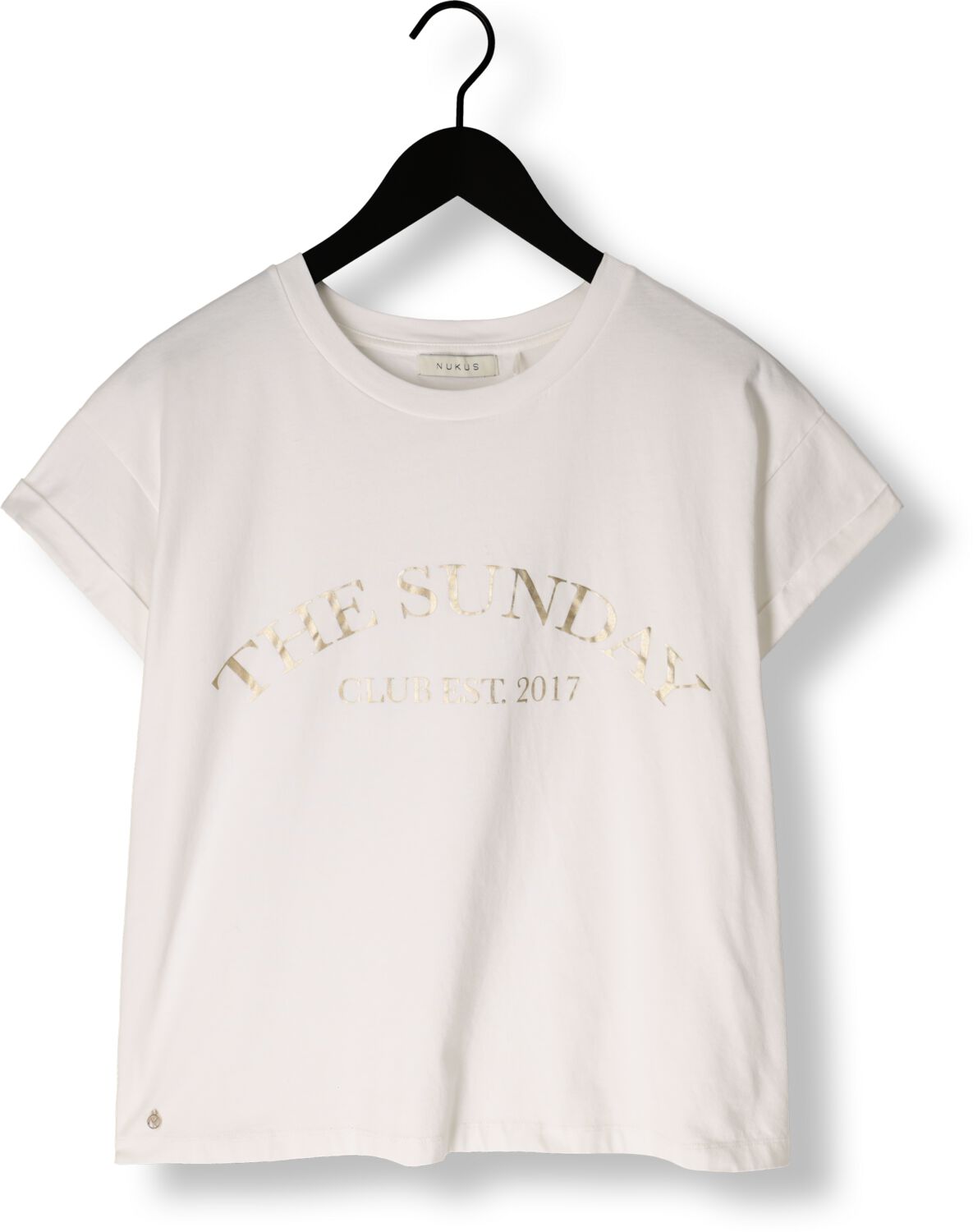 NUKUS Dames Tops & T-shirts Meike Shirt The Sunday Wit