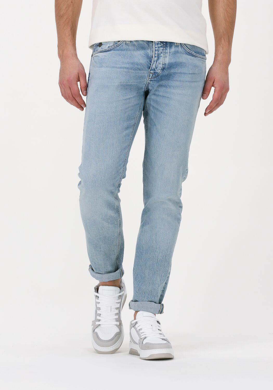 Lichtblauwe CAST IRON Slim fit jeans 