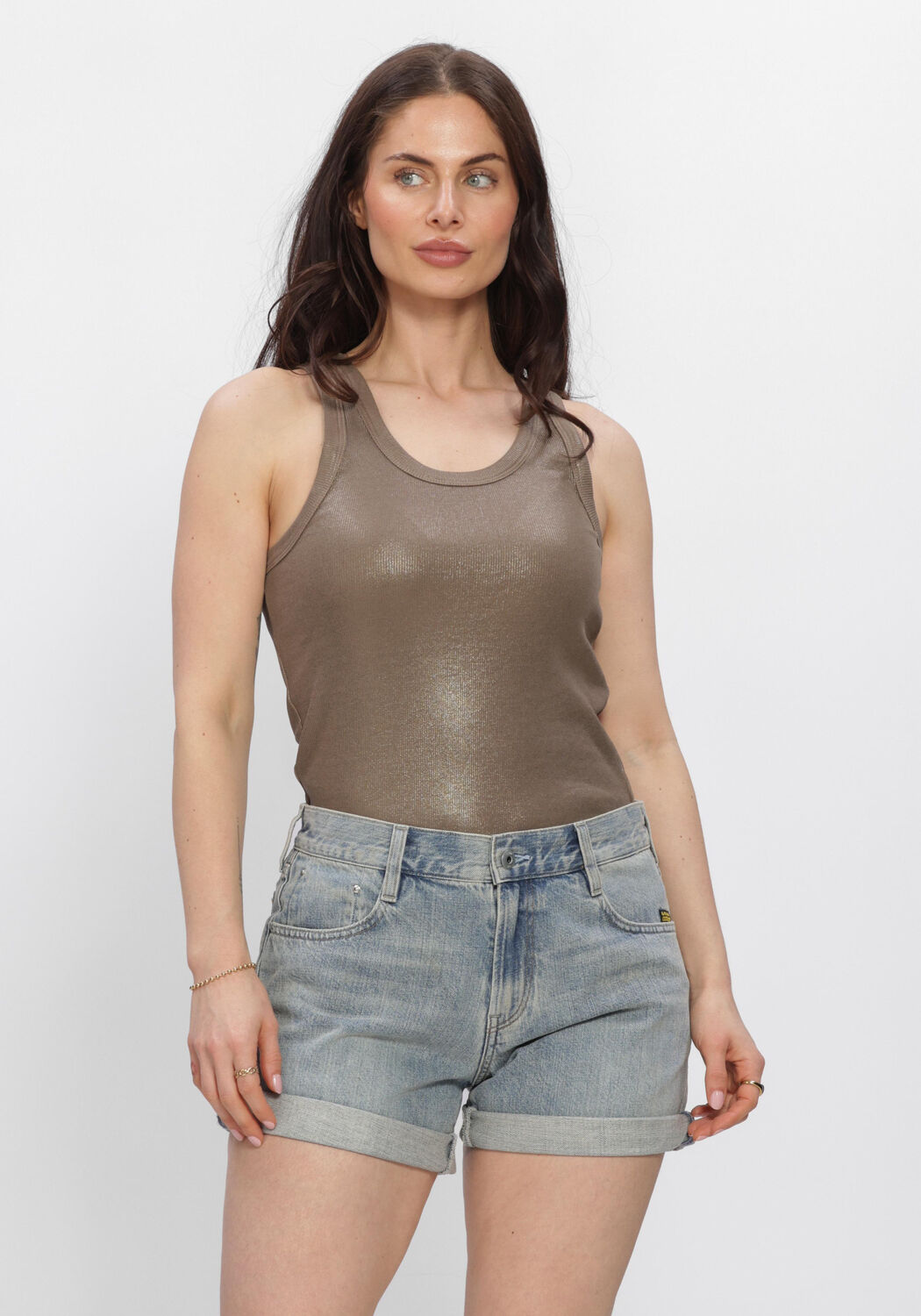 Zand SUMMUM Top RIB TANKTOP COTTON RIB - large