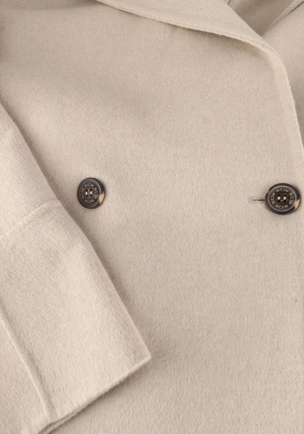 Beige MOSCOW Mantel 18-01-FUNCOAT - large