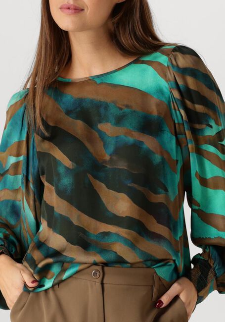 Blauwe SUMMUM Top TOP PAINTED TIGER - large