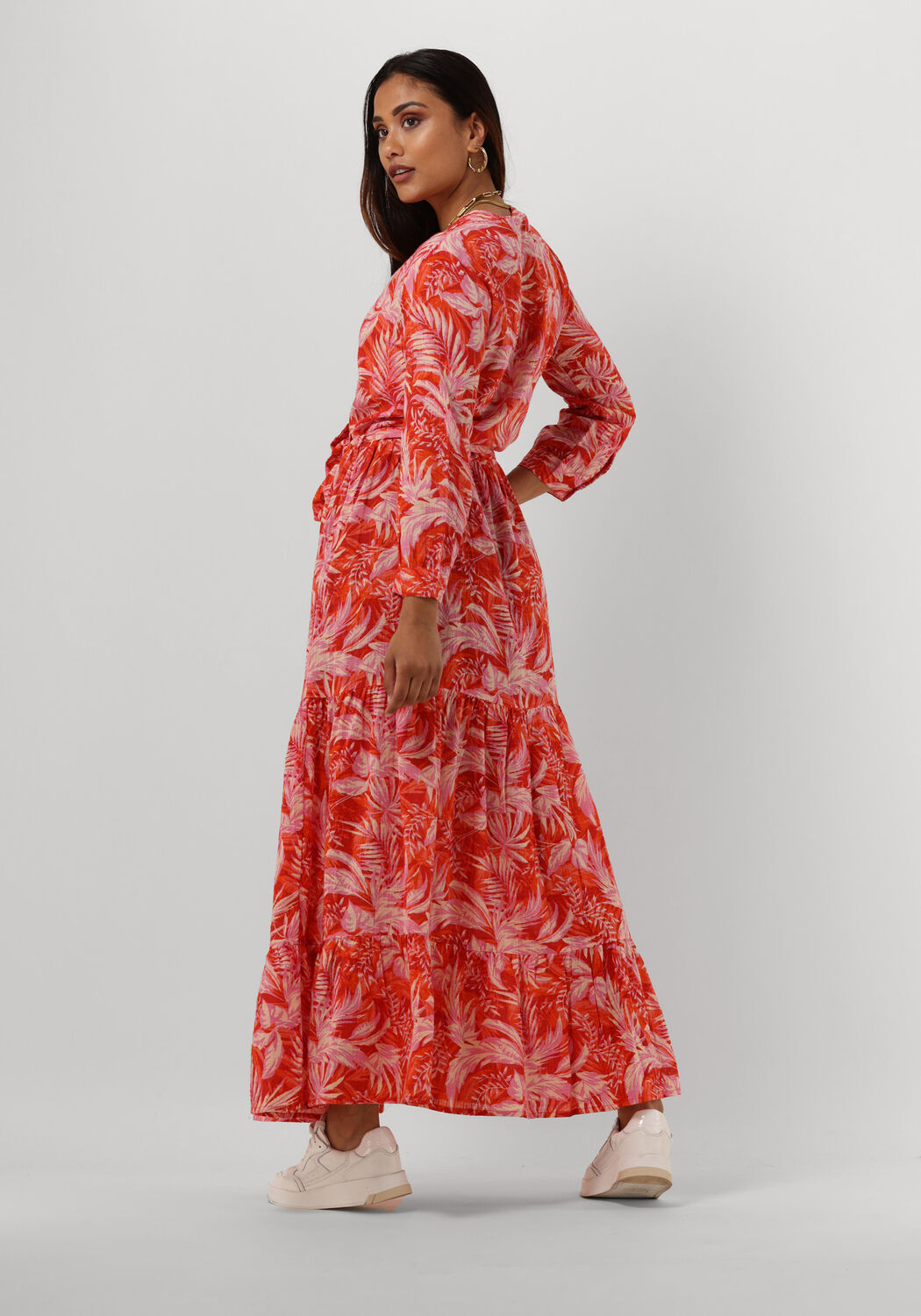 Rode jurk maxi top