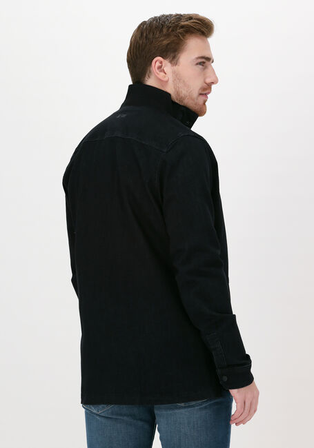 Zwarte PME LEGEND Vest LONG SLEEVE SHIRT BLACK DENIM - large