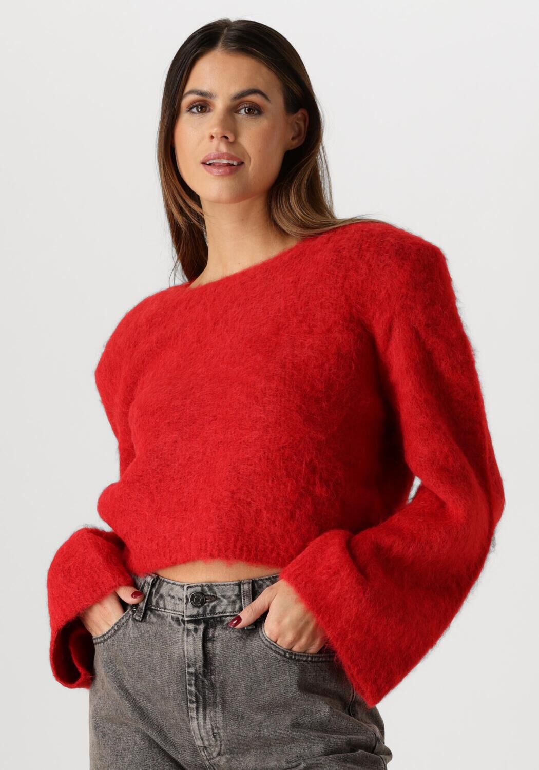 GESTUZ Dames Truien & Vesten Safigz Pullover Rood