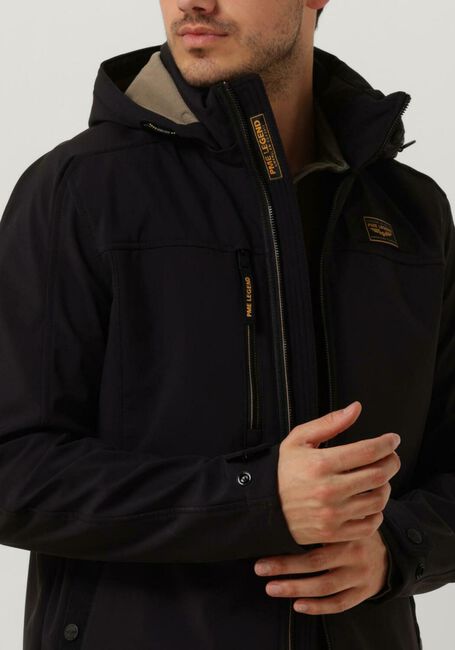 Zwarte PME LEGEND Jack SEMI LONG JACKED SUCCESSOR SOFT SHELL - large