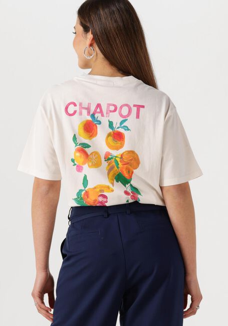 Witte FABIENNE CHAPOT T-shirt STEVE SKETCHBOOK T-SHIRT - large