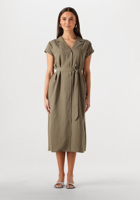 Khaki MOS MOSH Midi jurk MMNELLI ALEXIS DRESS - large