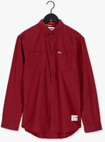 Rode TOMMY JEANS Casual overhemd TJM TWO TONE OXFORD SHIRT