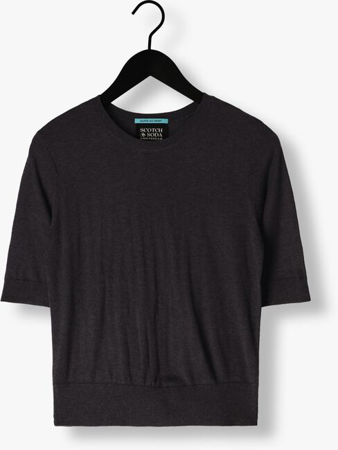 Grijze SCOTCH & SODA T-shirt SHORT SLEEVED CREW NECK PULLOVER - large