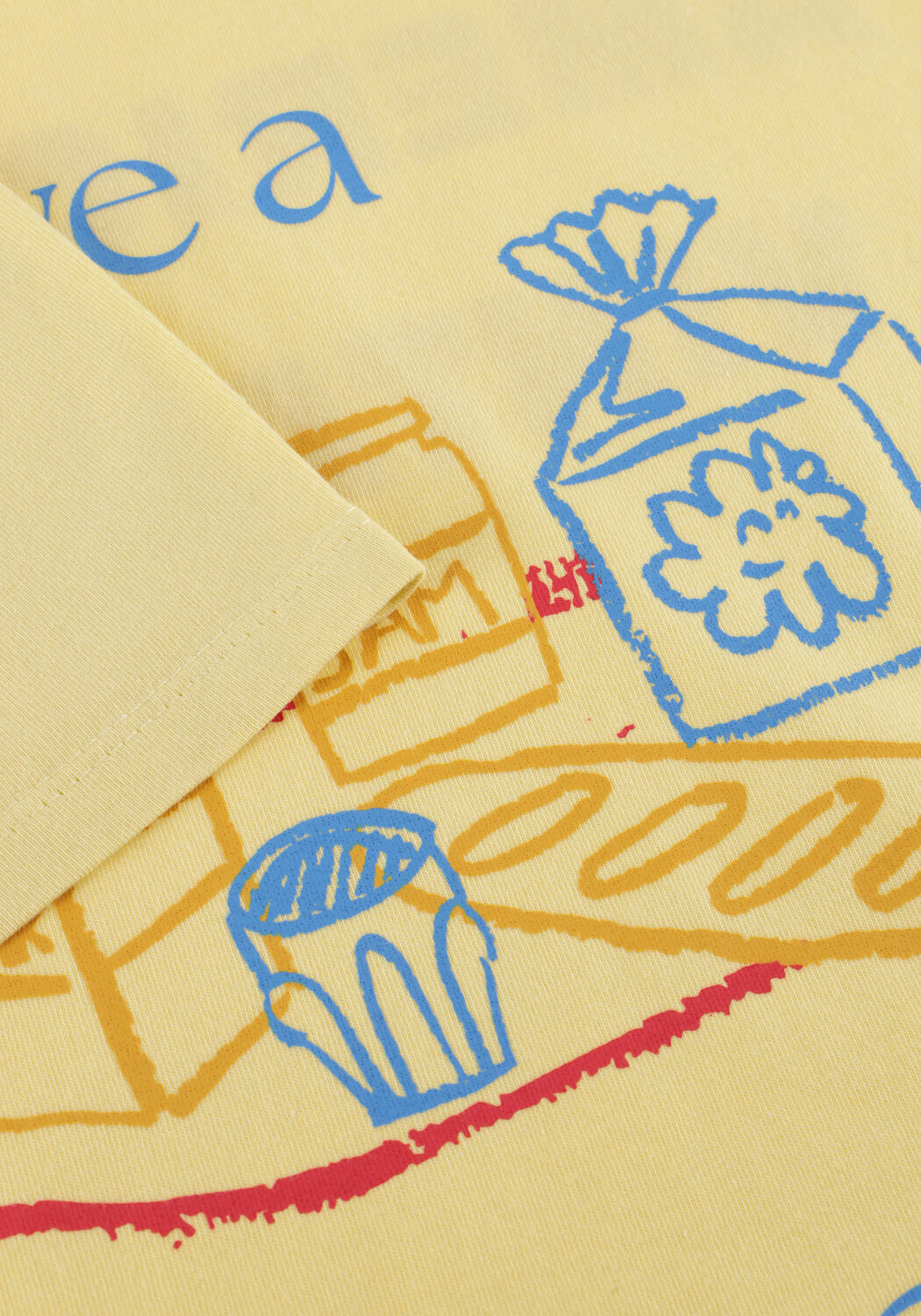 Gele AMERICAN VINTAGE T-shirt FIZVALLEY - large