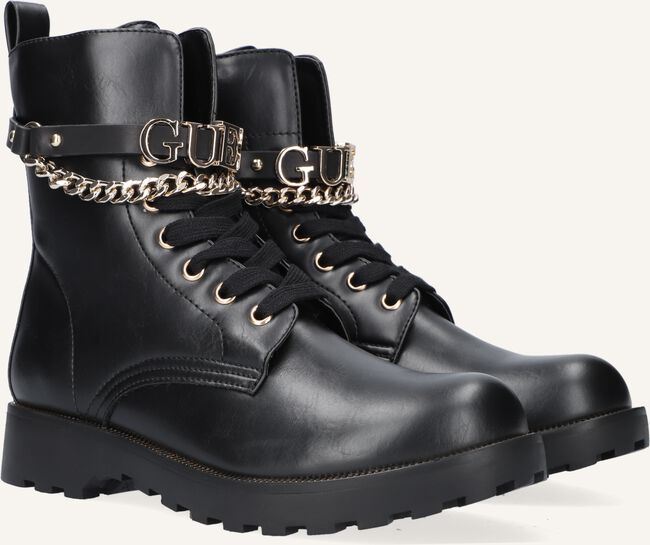 Zwarte GUESS Veterboots NINA Zwarte GUESS Veterboots NINA - large