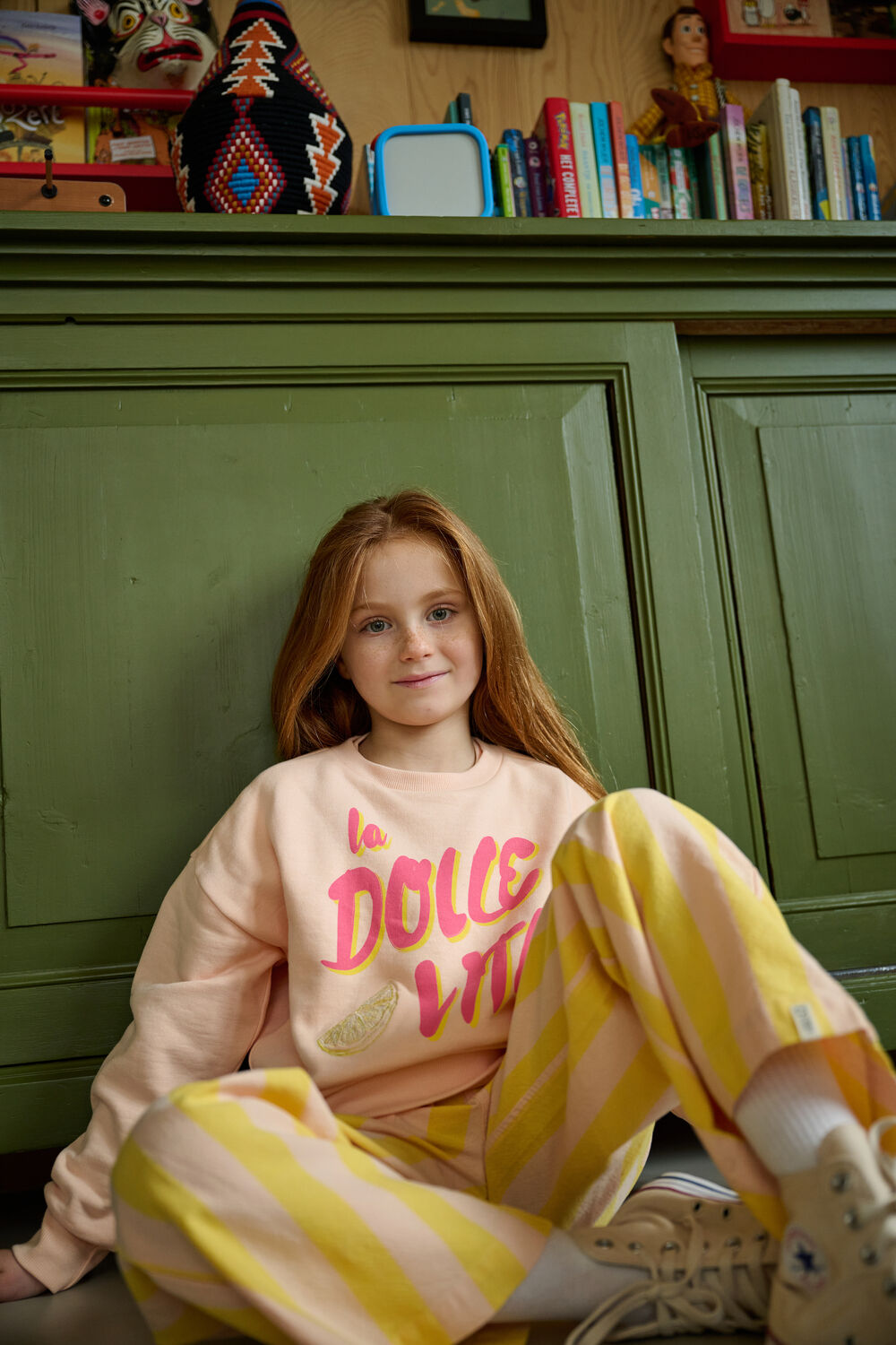 Perzik TUMBLE 'N DRY Sweater BLOOM - large