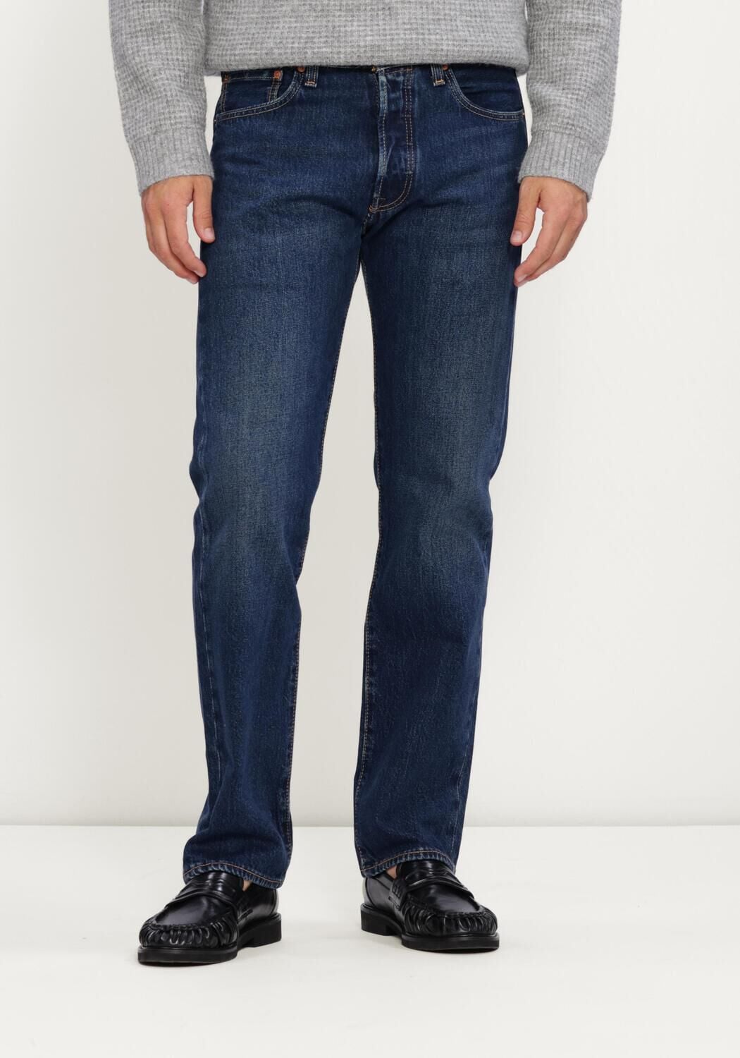Blauwe LEVI'S Straight leg jeans 501 LEVIS ORIGINAL FIT - large
