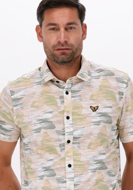 Multi PME LEGEND Casual overhemd SHORT SLEEVE SHIRT PRINT ON JERSEY SLUB - large