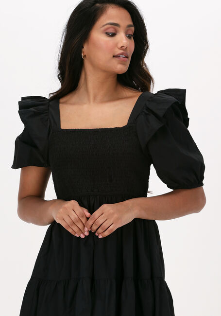 Zwarte SOFIE SCHNOOR Midi jurk LIANI - large