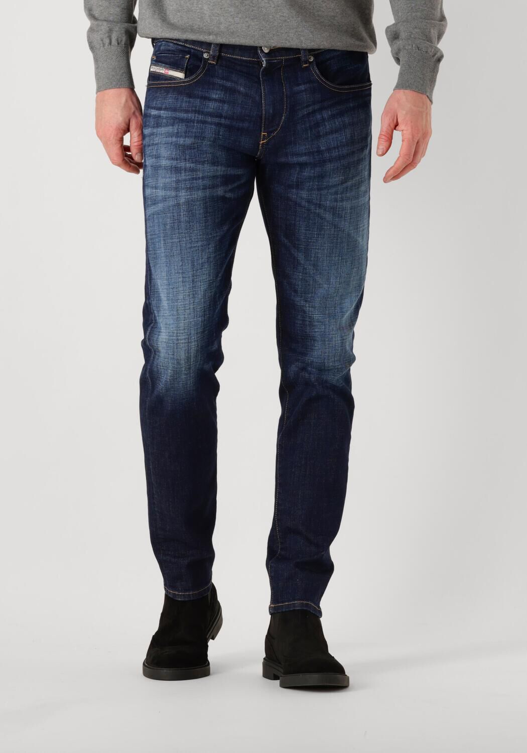 Diesel Blauwe Denim Jeans 5-Pocket Stijl Blue Heren