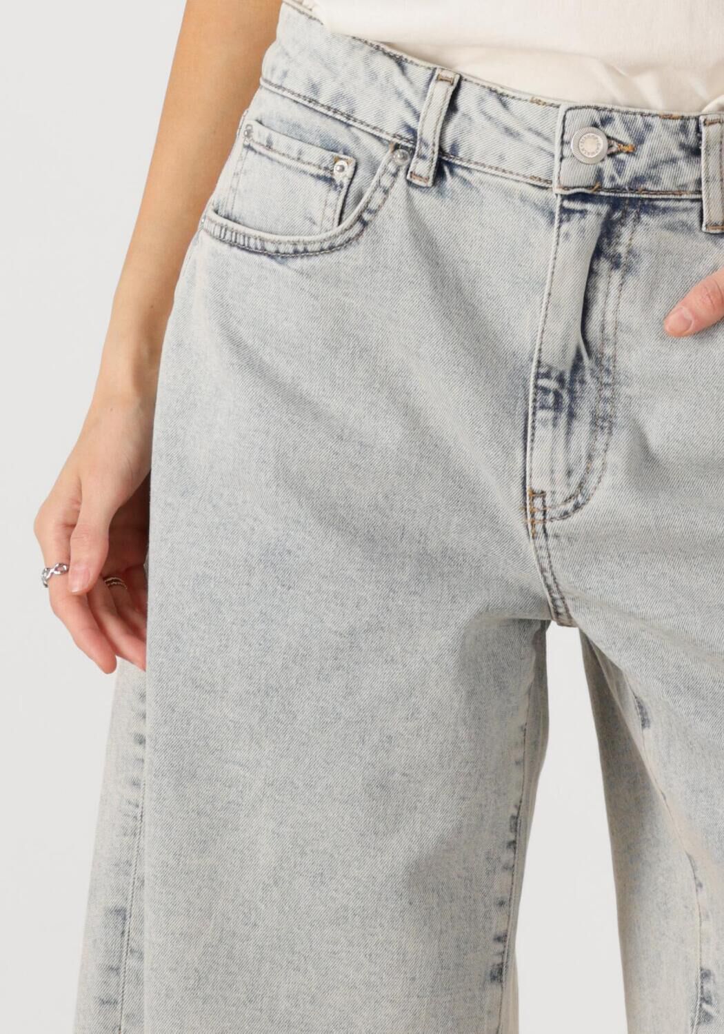 CATWALK JUNKIE Dames Broeken Loose Fit Jorts Grijs