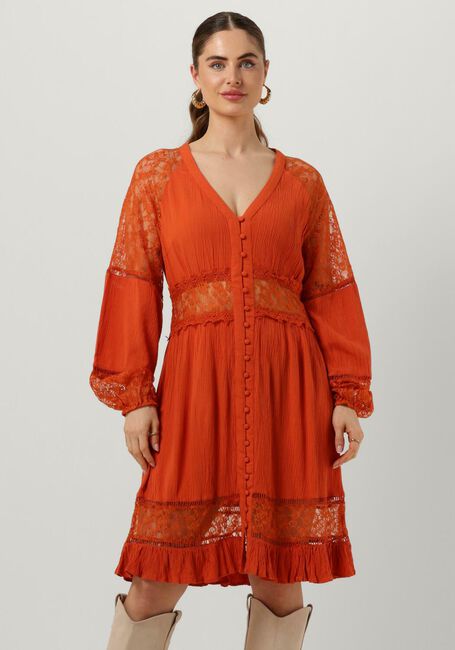 Oranje Y.A.S. Mini jurk YASMEZA LS DRESS S. - large