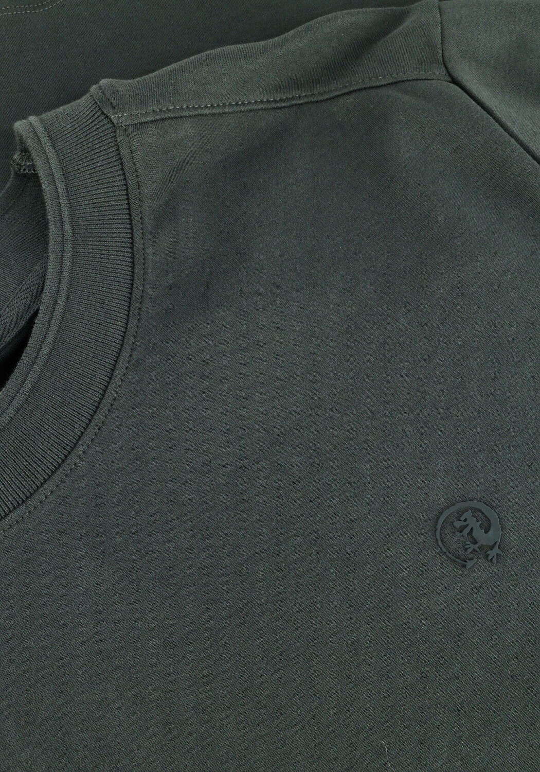 Groene CAST IRON T-shirt SHORT SLEEVE R-NECK REGULAR FIT INTERLOCK - large