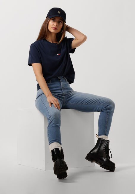 Donkerblauwe TOMMY JEANS T-shirt TWJ CLS XS BADGE TEE - large