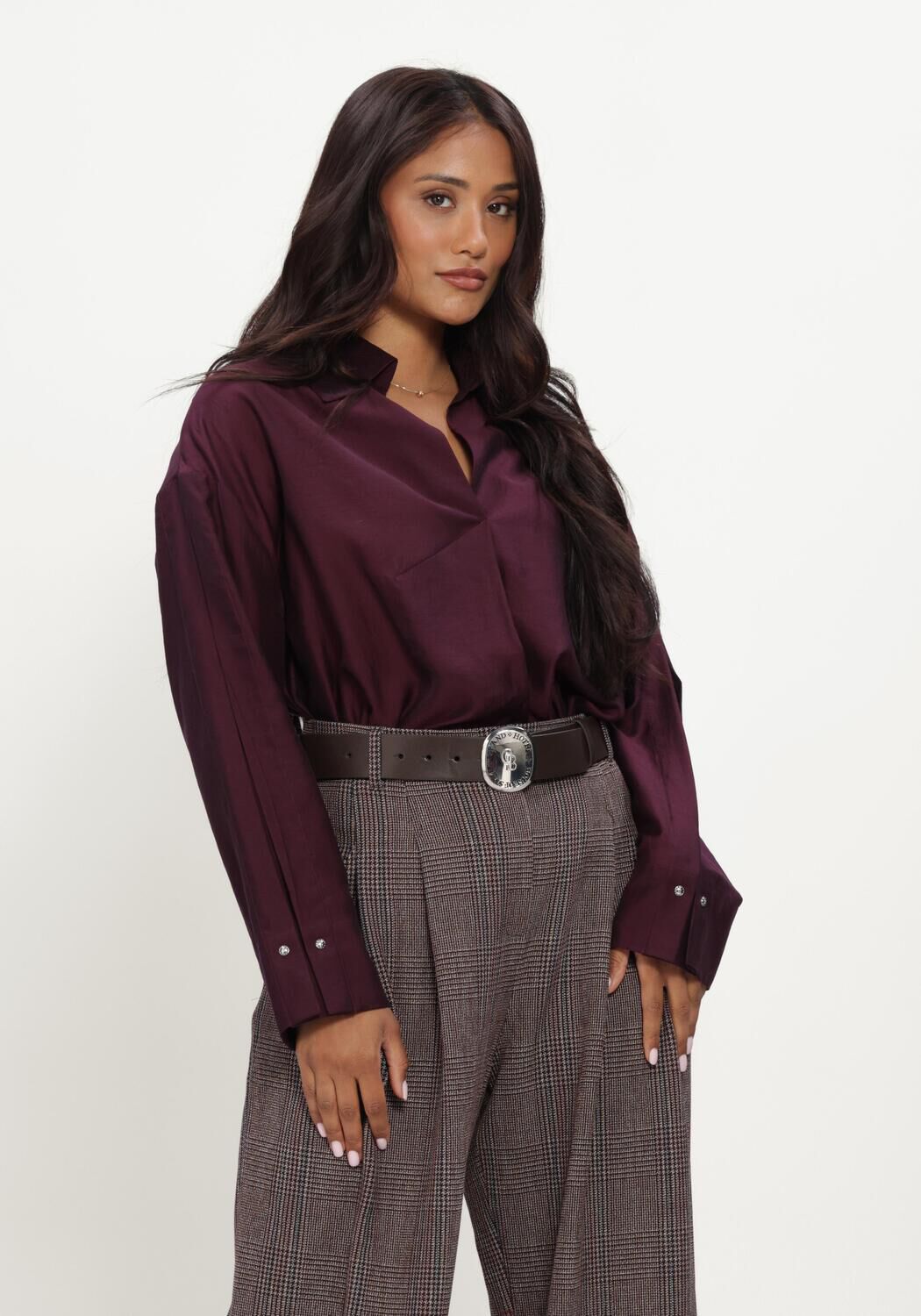 Paarse CAROLINE BISS Blouses 4621 - large