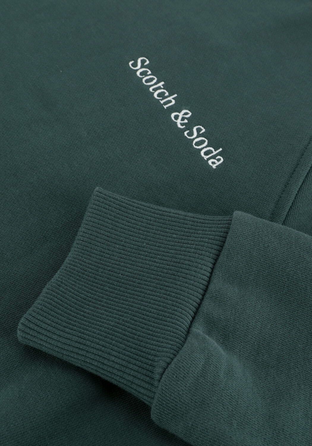 Groene SCOTCH & SODA Sweater FELPA CREWNECK SWEAT IN ORGANI - large