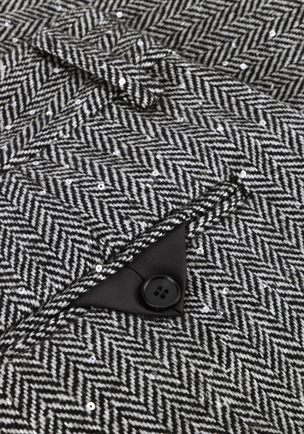 Grijze HAUTE L'AMITI&Eacute; Minirok HERING SEQUIN CROP SKIRT - large