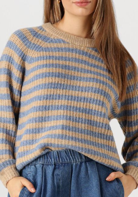 Lichtblauwe LOLLYS LAUNDRY Trui BINALL JUMPER LS - large