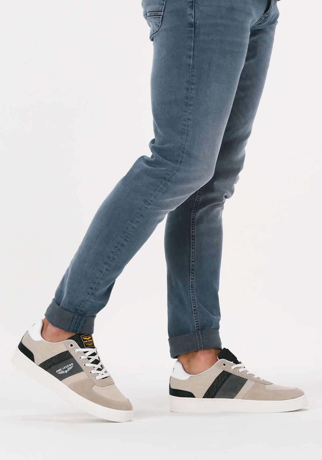 Beige PME LEGEND Lage sneakers SKYTANK - large