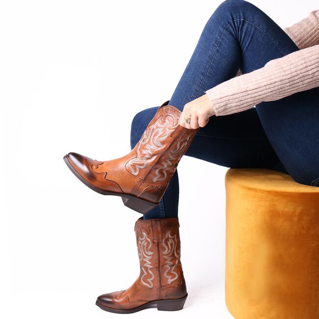 Cognac OMODA Hoge laarzen TEX503 Cognac OMODA Hoge laarzen TEX503 - large