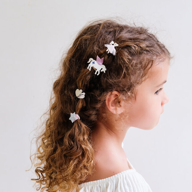 Roze Mimi & Lula Haaraccessoires DREAMY FAIRY MINI HAIR TIES - large