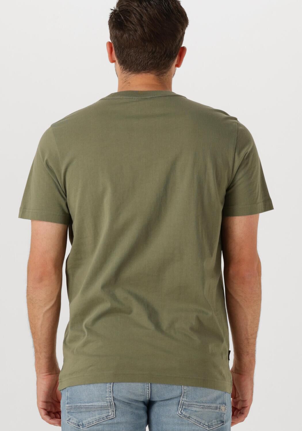 PME LEGEND Heren Polo's & T-shirts Single Jersey Olijf