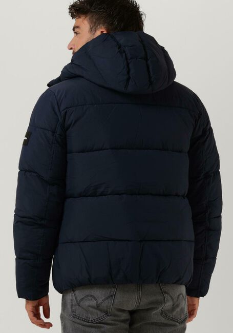 Donkerblauwe CALVIN KLEIN Gewatteerde jas CRINKLE NYLON PUFFER JACKET - large