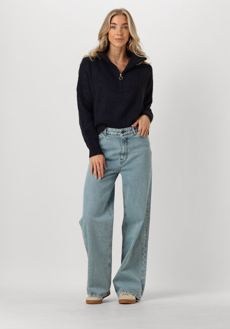 Donkerblauwe BY-BAR Trui BOXY BEAU PULLOVER - large