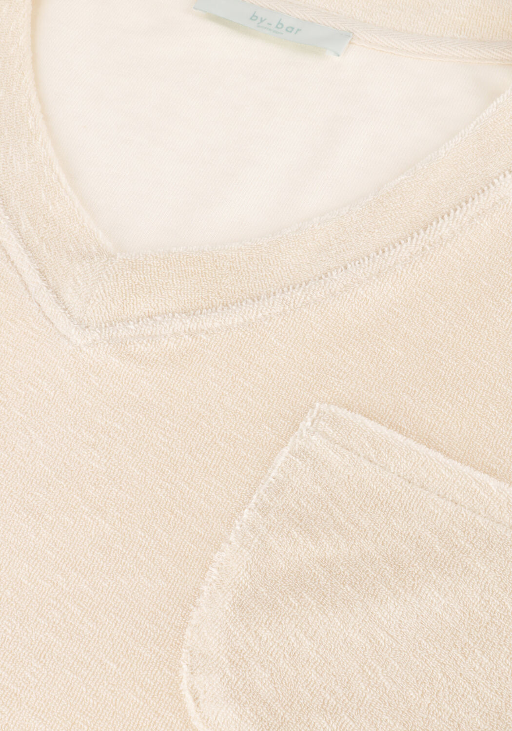 Ecru BY-BAR Top TYLER SLUB TOP - large