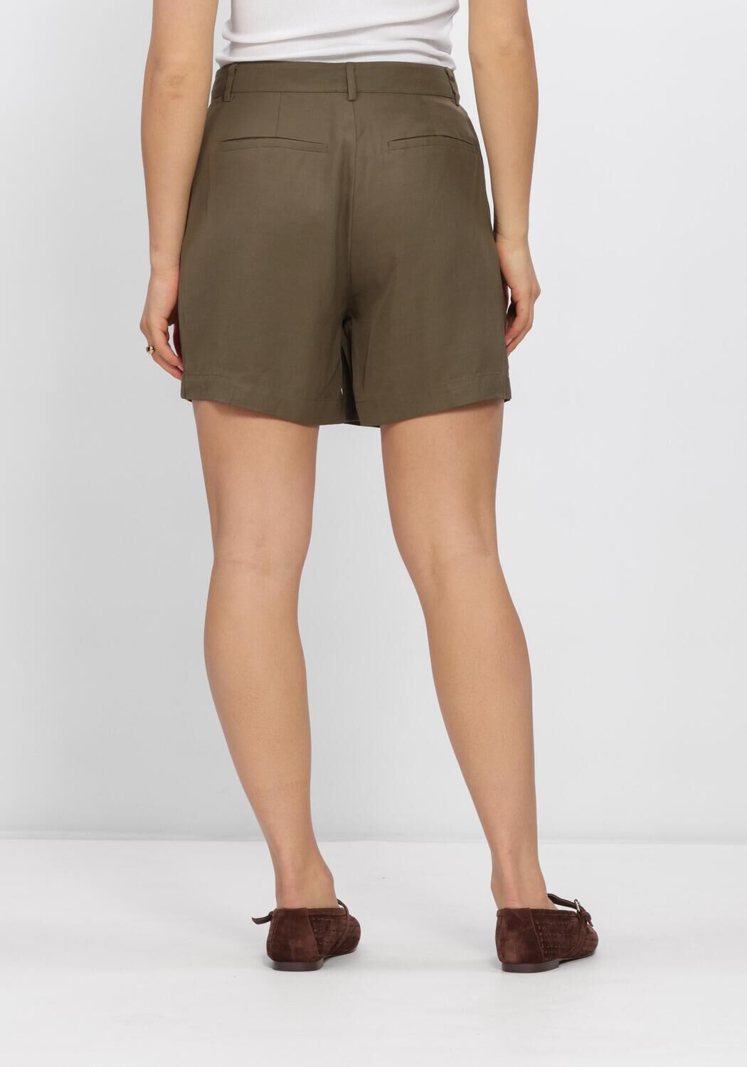 Khaki ENVII Broeken ENDARA SHORTS 7413 - large