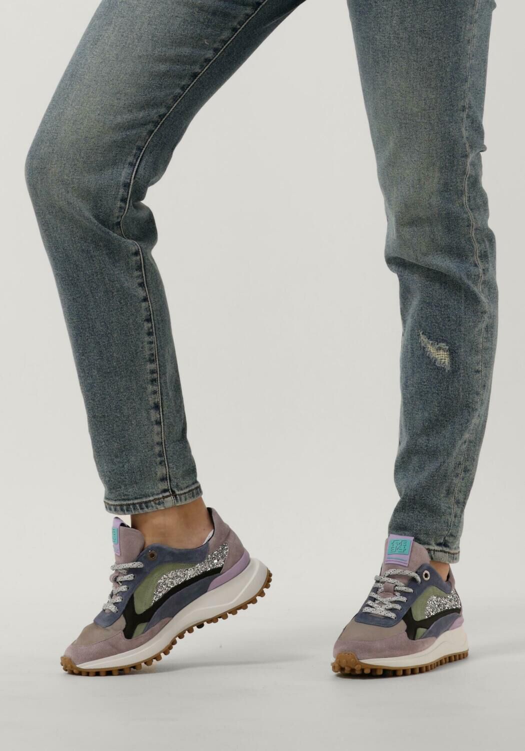 Paarse FLORIS VAN BOMMEL Lage sneakers SFW-10079 - large