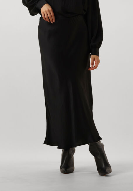 Zwarte SUMMUM Midirok SKIRT HEAVY SILK TOUCH - large