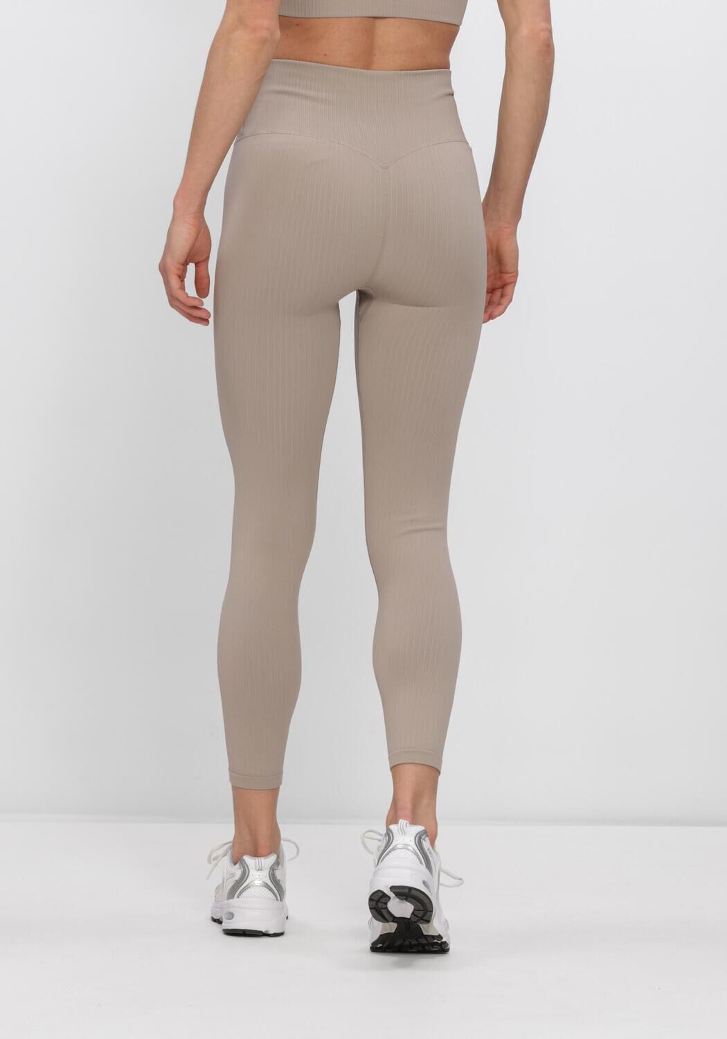 Beige AIM'N Sportleggings RIBBED SEAMLESS TIGHTS - large