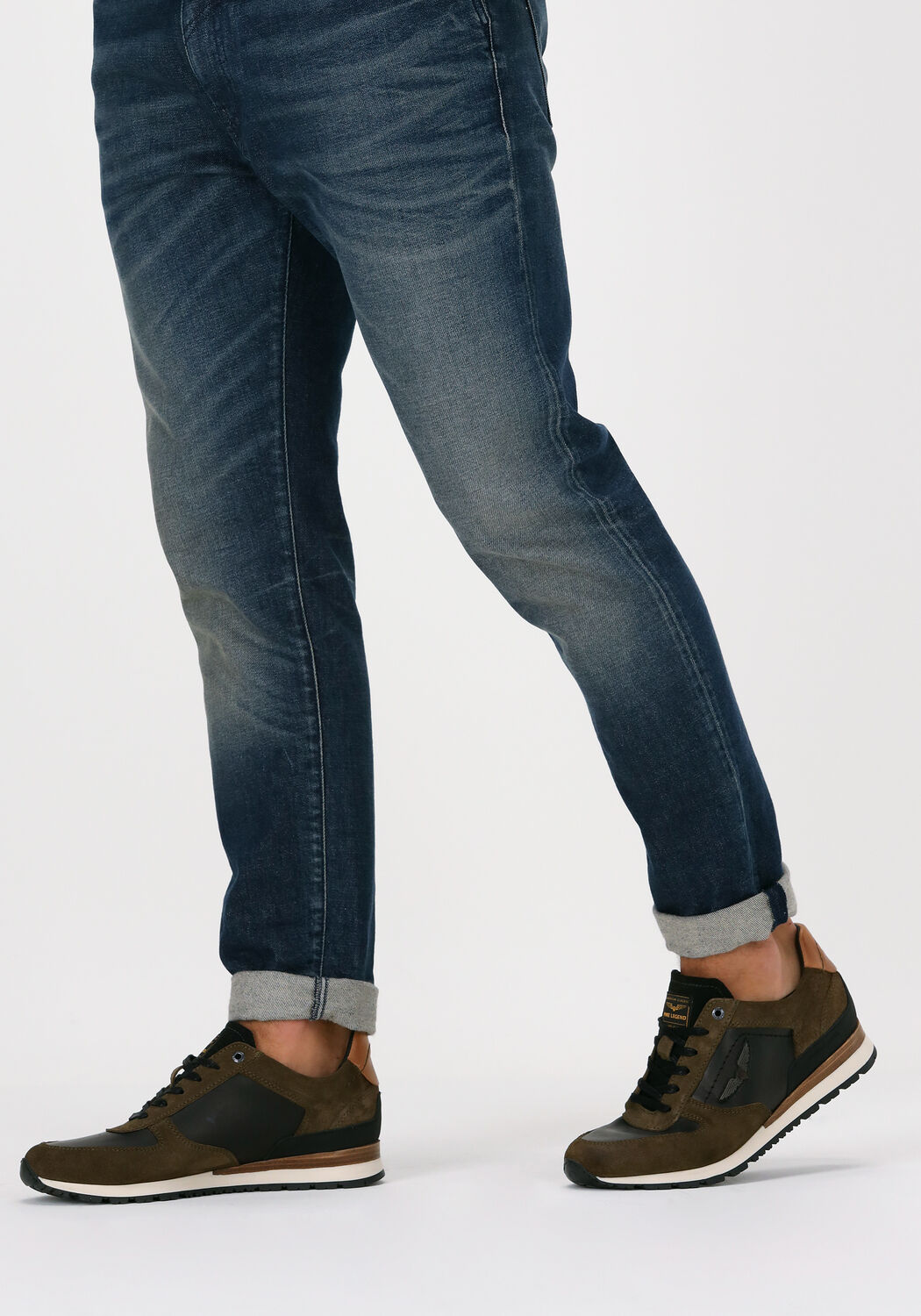 Groene PME LEGEND Lage sneakers LOCKPLATE - large