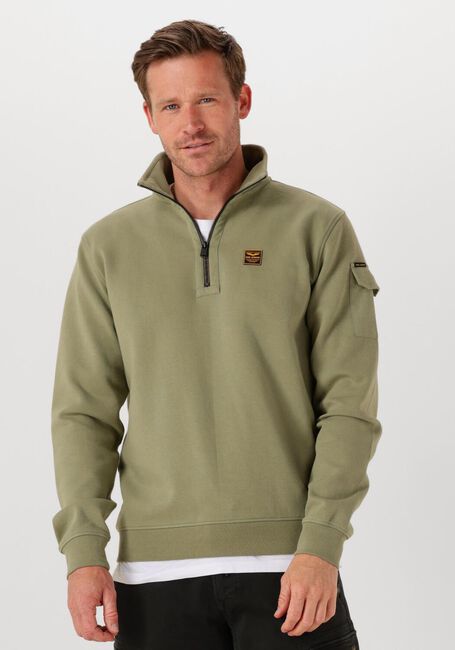 Olijf PME LEGEND Sweater INTERLOCK JERSEY - large