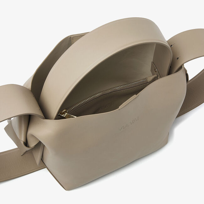 Beige VIA VAI Handtas NODO FABI - large