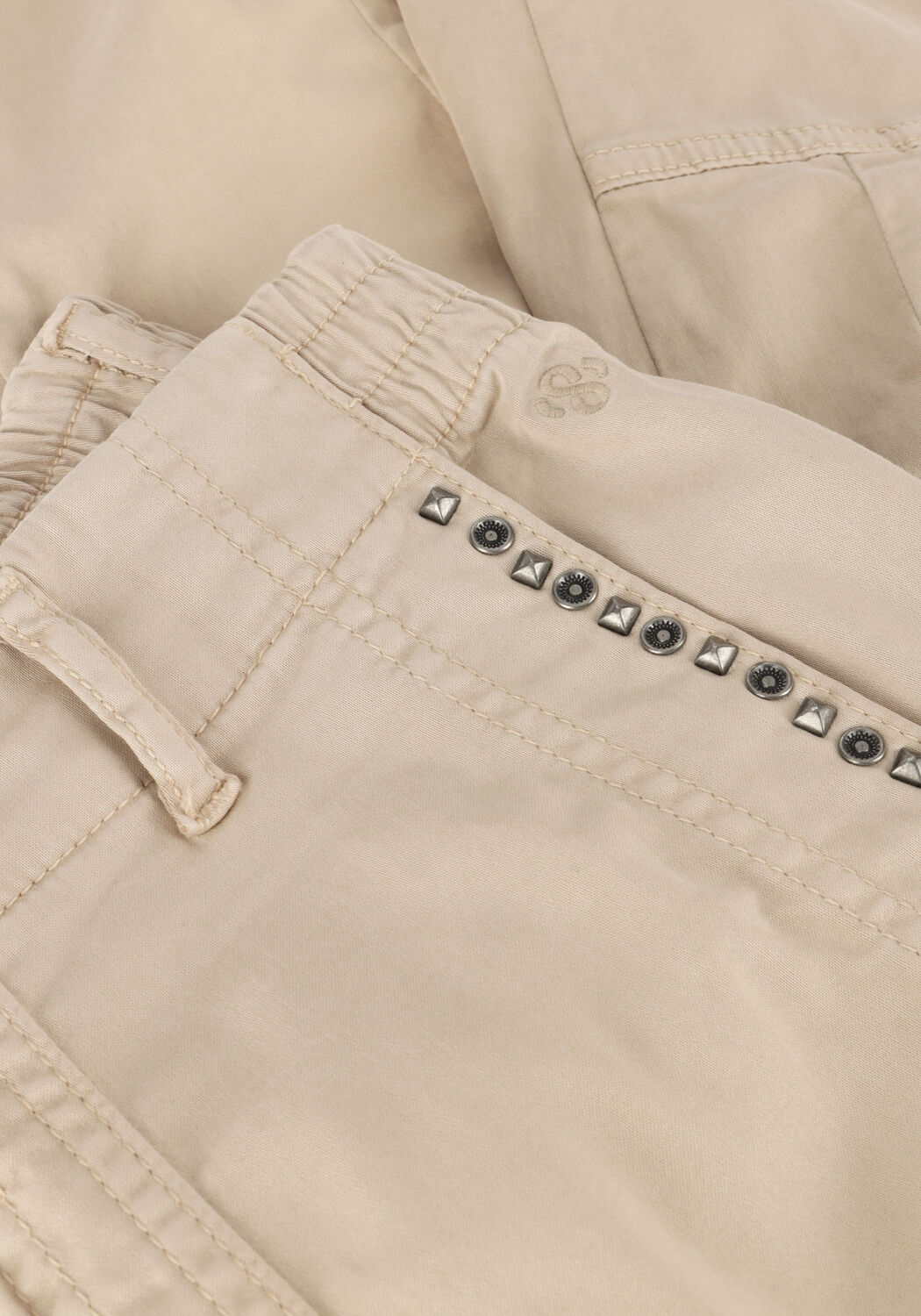 Beige SUMMUM Cargobroeken CARGO PANTS SOFT STRETCH - large